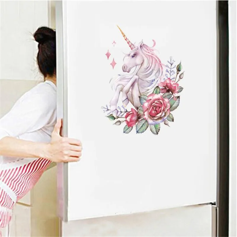 1PC Kitchen Refrigerator Door Wall Decal Rabbit Unicorn Toilet Wall Sticker For Living Room Bedroom Bathroom Home Decor 25*30cm 1PC Kitchen Refrigerator Door Wall Decal Rabbit Unicorn Toilet Wall Sticker For Living Room Bedroom Bathroom Home Decor 25*30cm