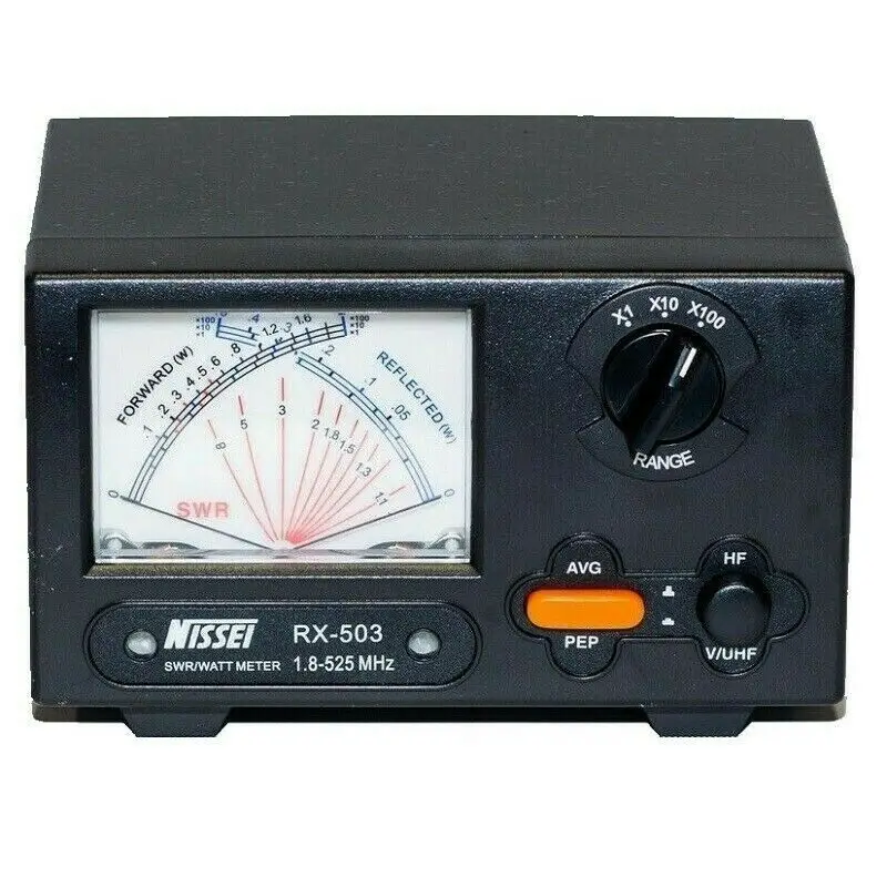 

Original NISSEI RX-503 SWR/Watt Meter 1.8-525MHz 2/20/200W RX503 Digital Power Meter Device for Two Way Radio Walkie Talkie