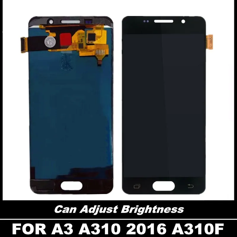 Для Samsung Galaxy A3 2016 A310 A310F A310H A310M протестированный ЖК дисплей сенсорный дигитайзер