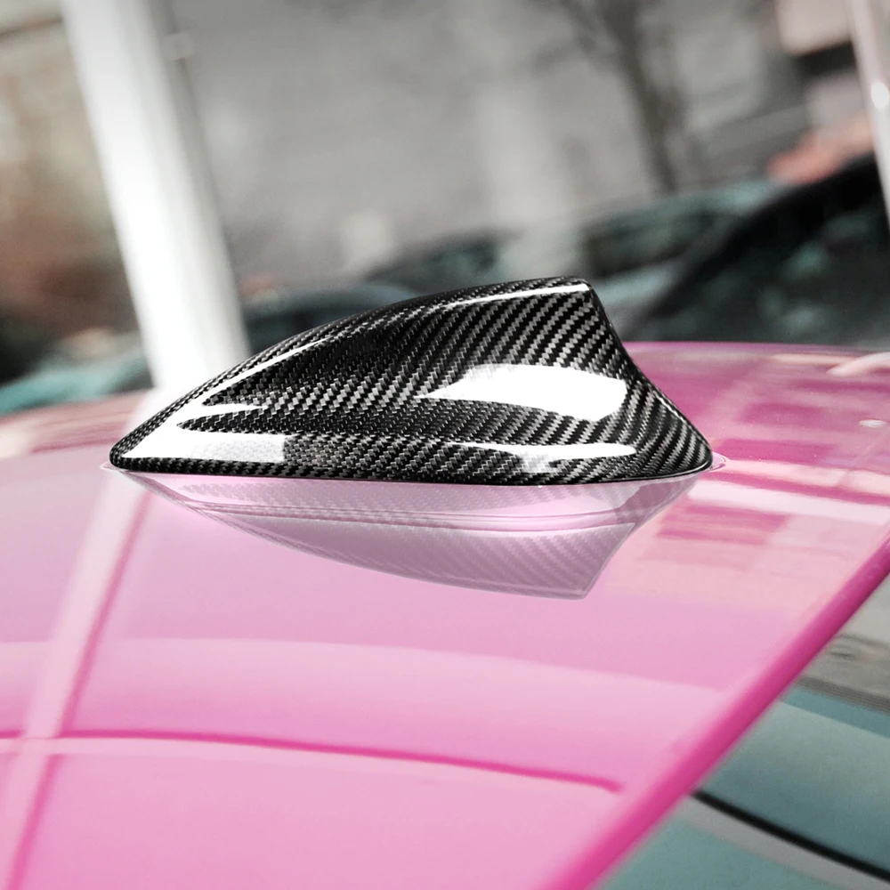 Real Carbon Fiber Shark Fin Antenna Cover For BMW E90 E92 F20 F30 F10 F34 G30 G20 F15 F16 F21 F45 G30 G20 X4 X5 X6 car shark fin antenna