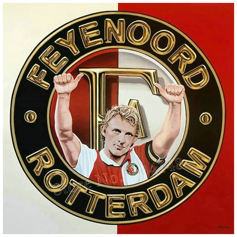 Новая алмазная живопись Feyenoord, алмазная художественная голландская футбольная икона, полная квадратная Алмазная вышивка