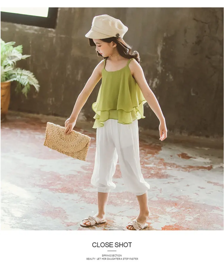 2041绿色吊带雪纺衫套装_19