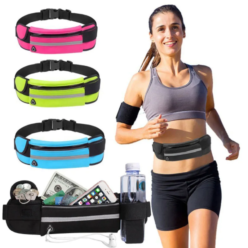 Sports Running Jogging Gym Waist Strap Case Holder Bags For iPhone XS 
