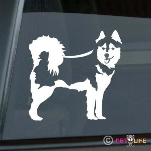 Alaskan Klee Kai стикер Высечки Винил-akk наклейка на компьютер