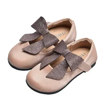

Spring Autumn New fashionable Children Infant Kid Baby Girl Bow Soft Sequins Shallow Single Princess Casual Shoes Dance shoes