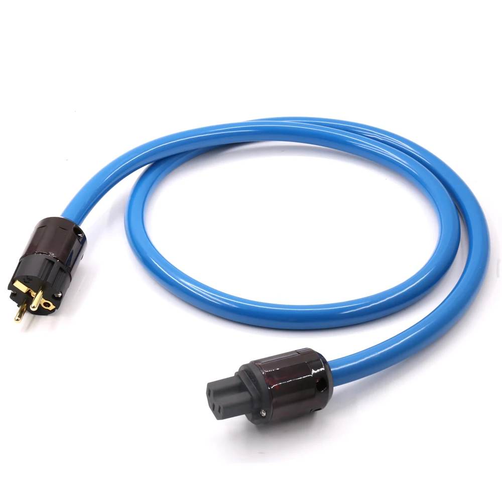 

Audiocrast SPX-28 Silver Plated AC power cable With P-079E EU power plug C-079 IEC Female connector Schuko Power Cord Cable