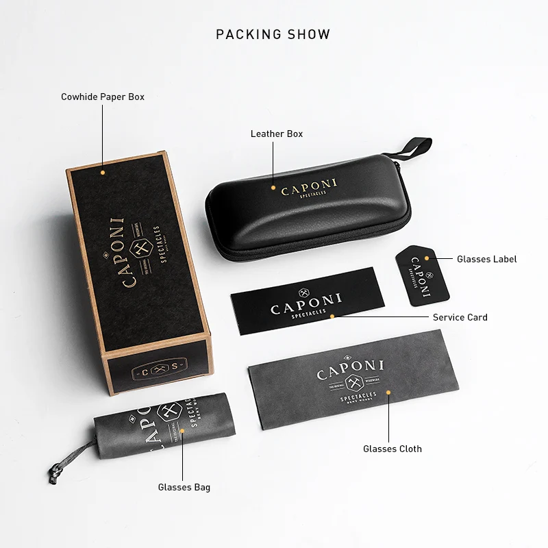 CAPONI Driving Photochromic High Quality Sunglasses Polarized Classic Brand Sun Glasses for Men oculos de sol masculino_voghion.com