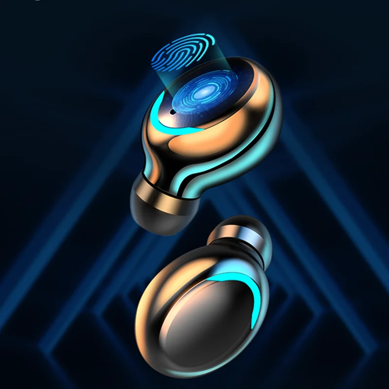 TWS Bluetooth Earphones Stereo Wireless 5.1 Bluetooth Headphones Touch Control Noise Cancelling Sports Headset With Microphone bluetooth headset wireless earbuds bluetooth headphones