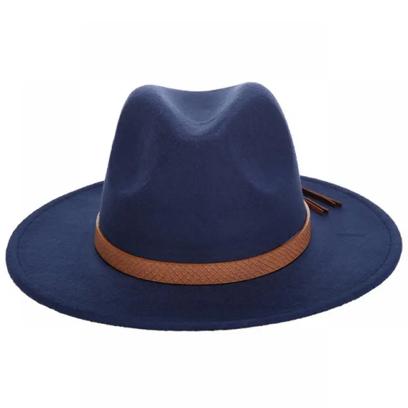 Новые осенние и зимние мужские большие размеры ковбойские шляпы Fedora кепки s 60 см