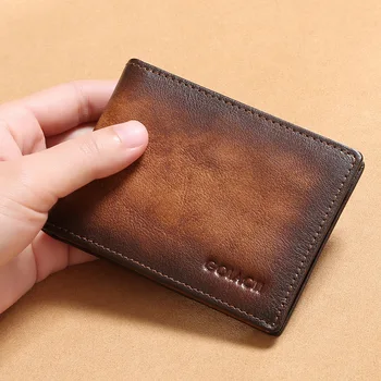 

Card Wallet RFID Genuine Leather Men Driver license Case Women Credit Card Holder Cover