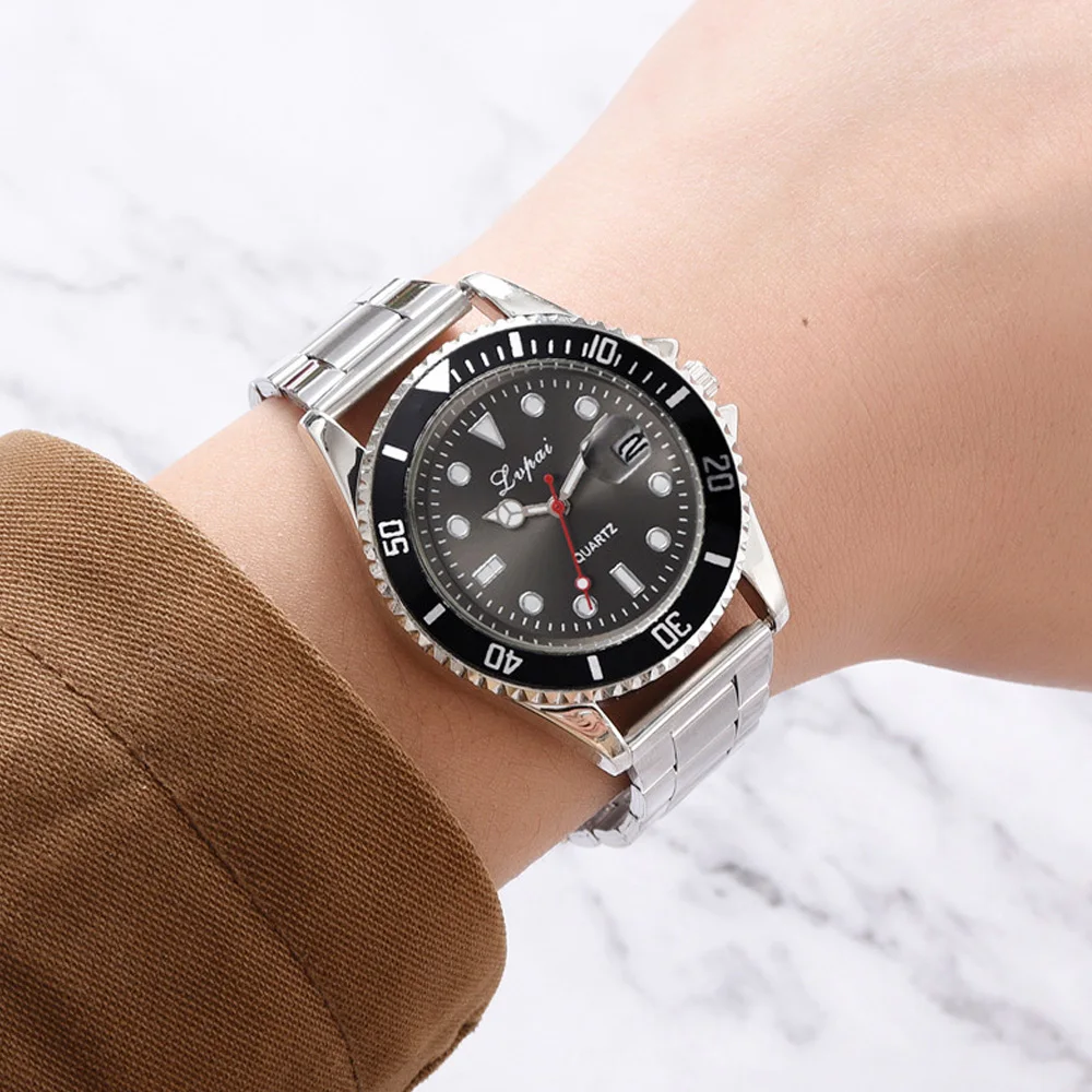 

Fashion Watch Men Sports Quartz Clock New Mens Watches Top Brand Luxury Rolexable Casual Stainless Steel Waterproof Date Clock