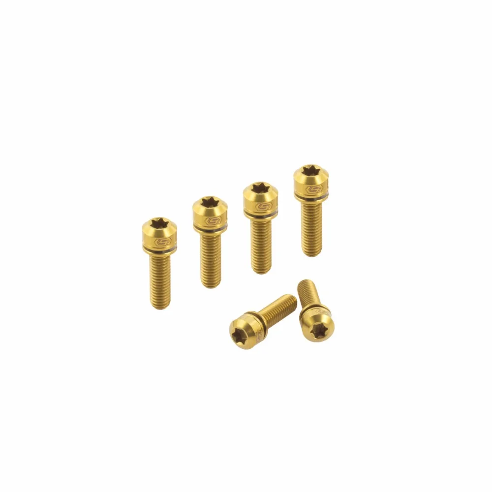 

Mtb /Road Bicycle Stem Bolts M5*18 mm Titanium Bike Stem Bolts 6 Piece