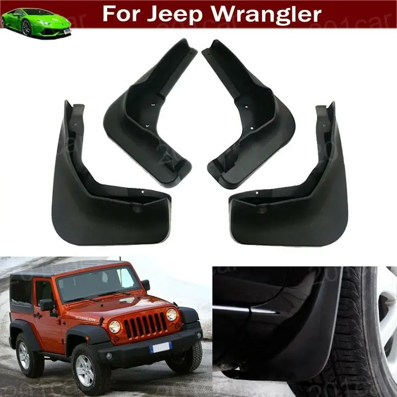 Для Jeep Wrangler 2009-2021 4 шт. автомобиль брызговики для крыльев | Автомобили и мотоциклы