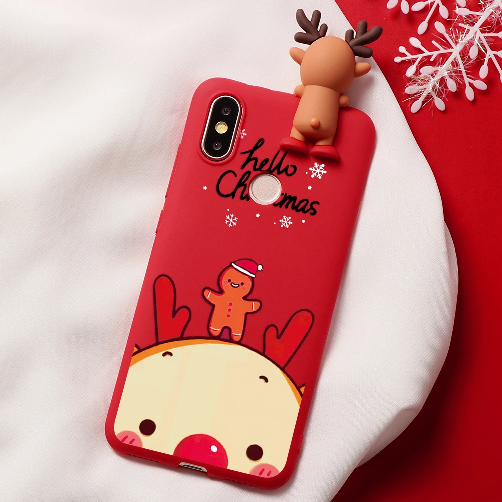 Рождественский чехол с рисунком оленя для Xiaomi mi A3 9 8 Lite SE Explorer CC9 CC9e A1 A2 Lite Red mi Note 7 5 6 Pro S2 Y2 7S матовый чехол