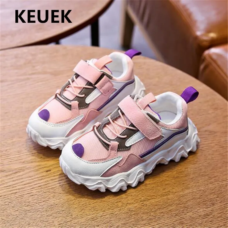 

New Boys Girls Casual Shoes Spring/Autumn Children Sneakers Student Breathable Flats Baby Toddler Kids Sports Mesh Shoes 03