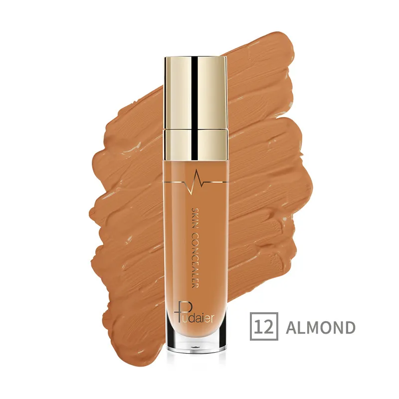 Натуральная жидкая основа для лица профессиональный макияж контурный консилер стойкий Водонепроницаемый корректор Палитра основа для макияжа - Цвет: 12