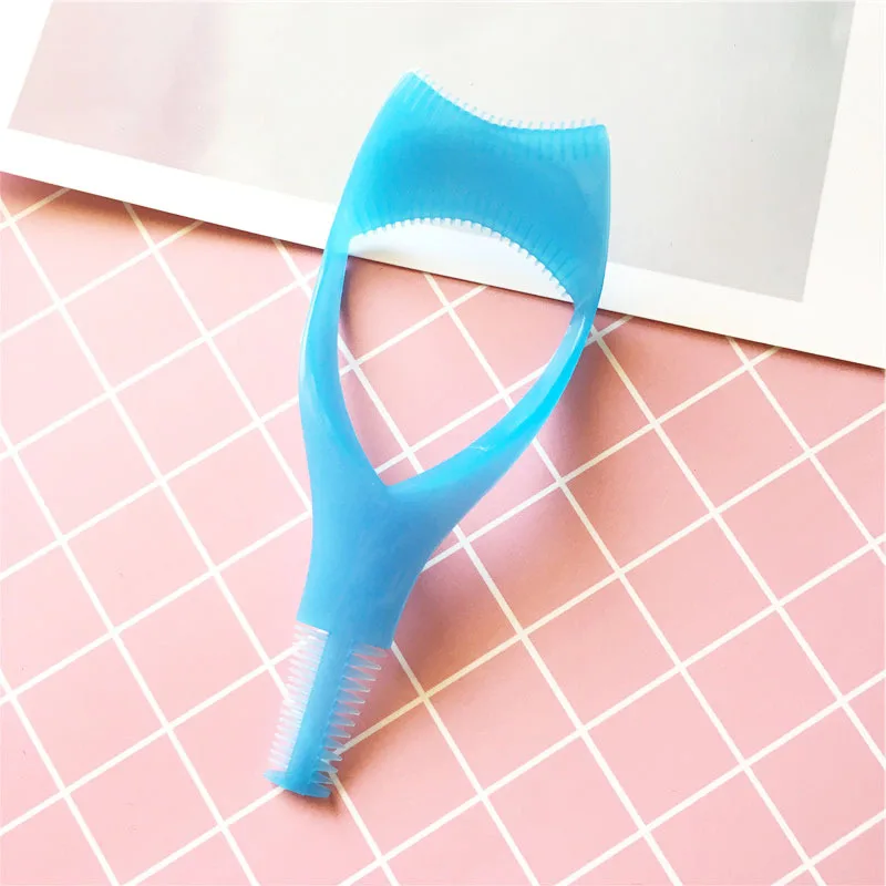 Eyelash Tools 3 In 1 Makeup Mascara Shield Guard Eyelash Curling Comb Lashes Curlers Applicators Comb Beauty Cosmetic Tools