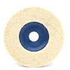 HOT SALE 100mm wool polishing wheel buffing pads angle grinder wheel felt polishing disc Polisher ► Photo 3/3