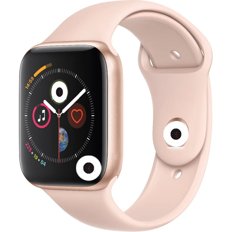 Rose Gold IWO8/W54 OGEDA лучший бренд класса люкс мужские часы серии 4 водонепроницаемые Модные Casul спортивные Цифровой Секундомер резиновый ремешок часы Новинка - Цвет: Rose Gold
