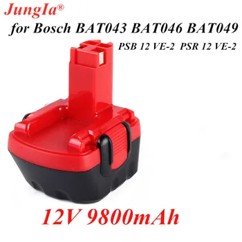 

12V 9.8Ah NI-MH rechargeable battery pack 9800mah replace for BOSCH cordless Electric drill and screwdriver power tools battery