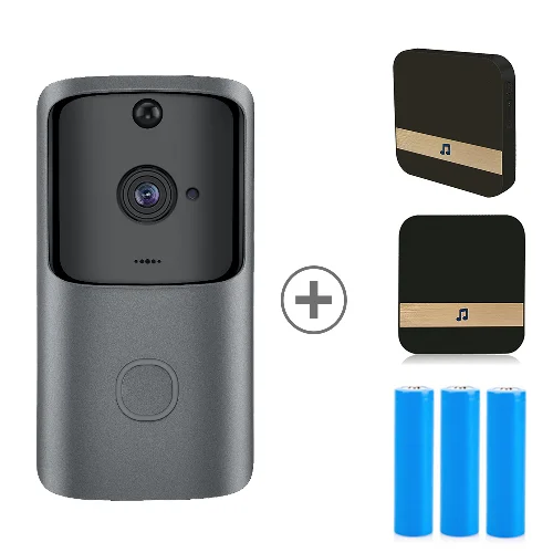 Option 6 HISMAHO wifi дверной звонок камера Умный дом видеодомофон IP дверной звонок беспроводной удаленный дверной звонок камера батарея 720P HD ночное видение - Цвет: Option 6