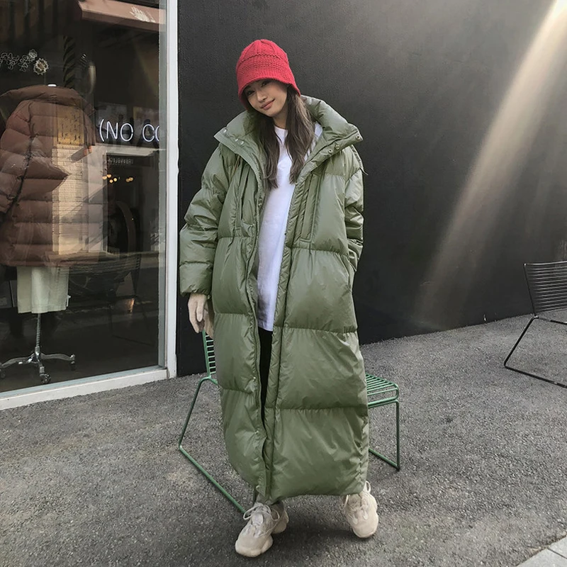 

2020 Winter Jacket Women Cotton-padded Coat Oversize Plus Size Fashion Hooded Long Parkas Thicken Warm Down Jackets Female