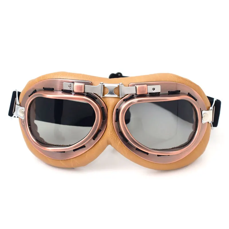 MJMOTO Motorcycle Glasses Moto goggles Racing Off-Road Pilot Helmet Retro Goggle Oculos Motocross Helmet ATV Cruiser Ski Goggles