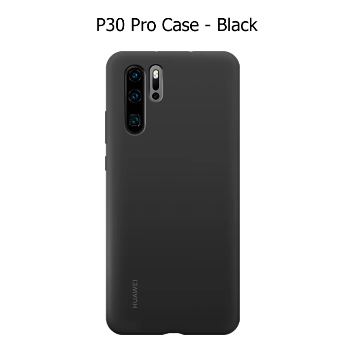 P30 Pro case black huawei P30 P30 Pro Чехол huawei официальный жидкий силиконовый защитный чехол из микрофибры односторонний huawei P 30 P 30Pro чехол - Цвет: P30 Pro case black