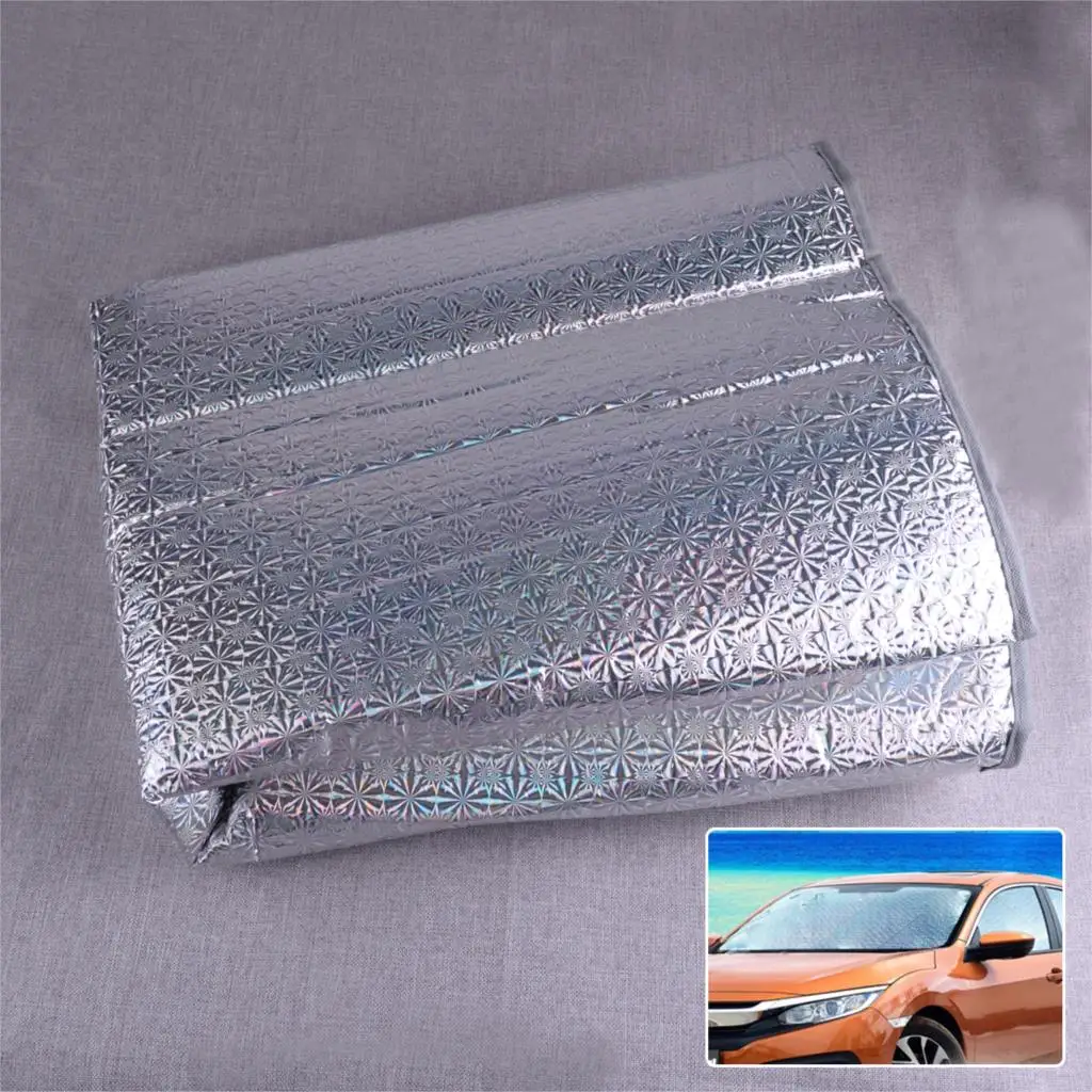 DWCX Car Front Windshield Visor Anti-UV Sunshade Heat Shield Fit For Ford Escape 2013 2014 2015 2016 2017 2018 2019