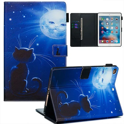 YB-A14 Чехол для ipad Air 1 Air 2 Подставка для планшета для ipad 9,7 PU кожаный смарт-чехол для ipad 5 6 8 9,7 дюймов чехол+ подарок - Цвет: YB-A14