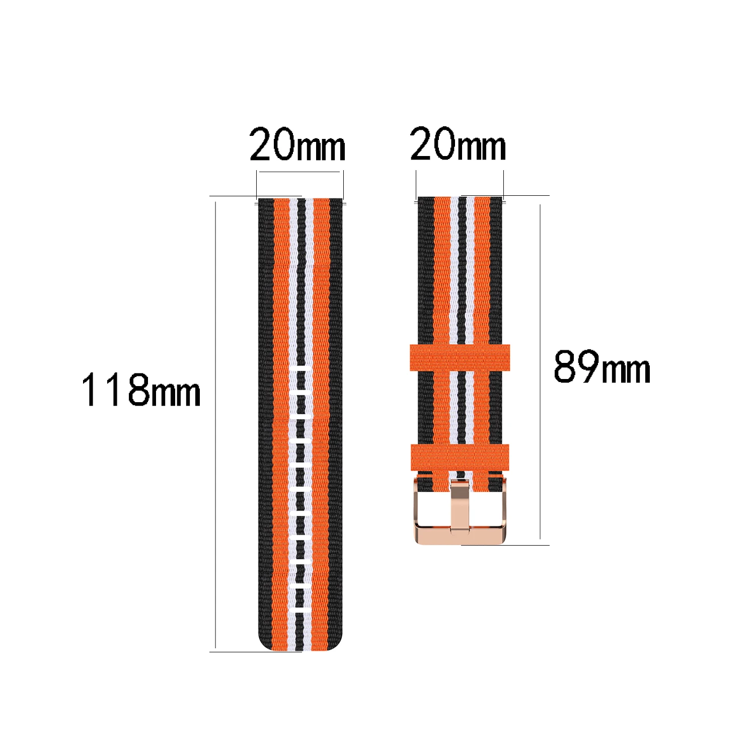 육군 스포츠 팔찌 스트랩 나일론 시계 밴드 18MM 20MM 22MM 손목 밴드 시계 액세서리 색상 버클