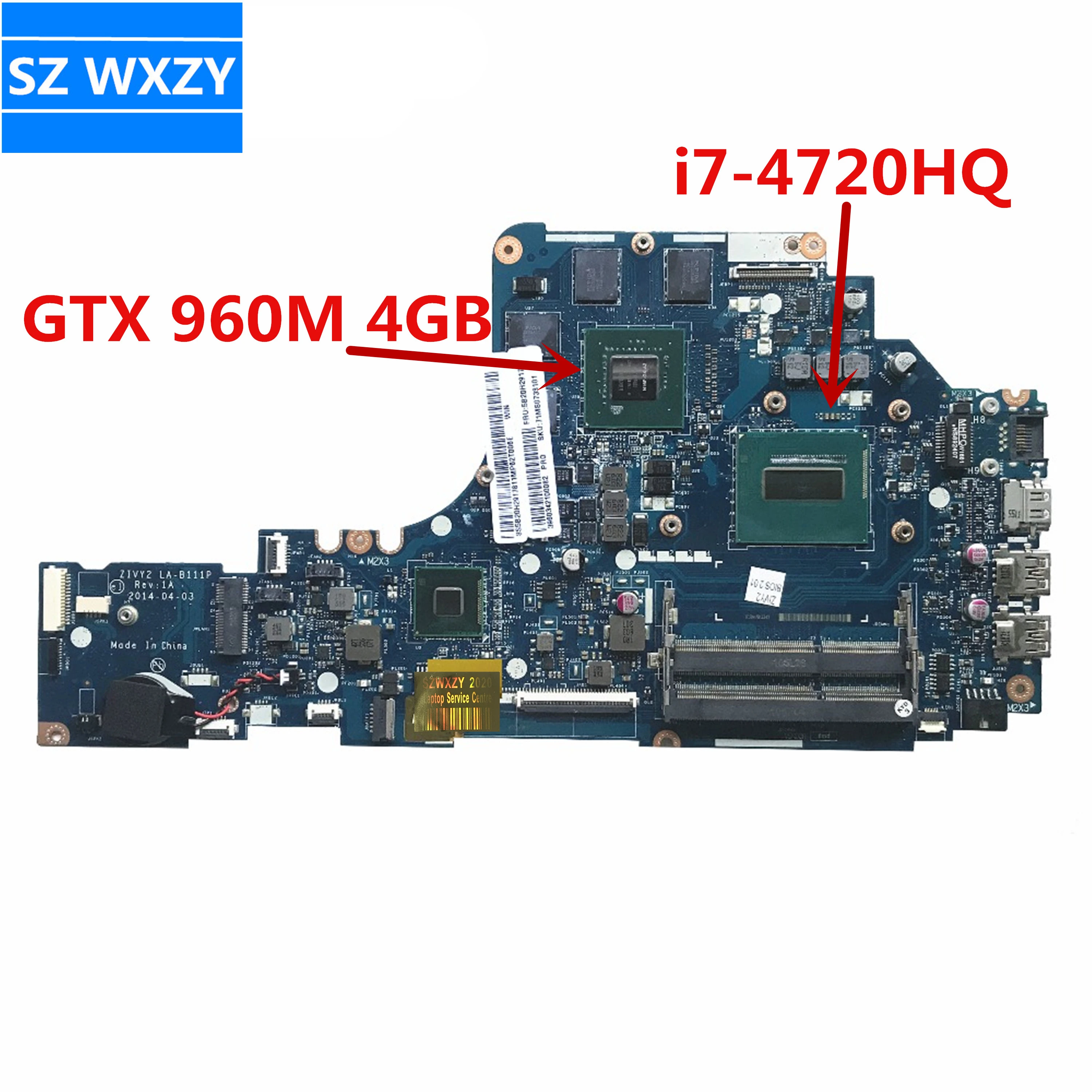 Fru 5bh For Lenovo Y50 70 Laptop Motherboard With I7 47hq Cpu Gtx 960m 4gb Gpu Zivy2 La B111p Mb 100 Tested Fast Ship Laptop Motherboard Aliexpress Fru 5bh For Lenovo Y50 70 Laptop Motherboard With I7 47hq Cpu Gtx 960m 4gb Gpu Zivy2 La B111p Mb 100 Tested Fast Ship Laptop Motherboard Aliexpress