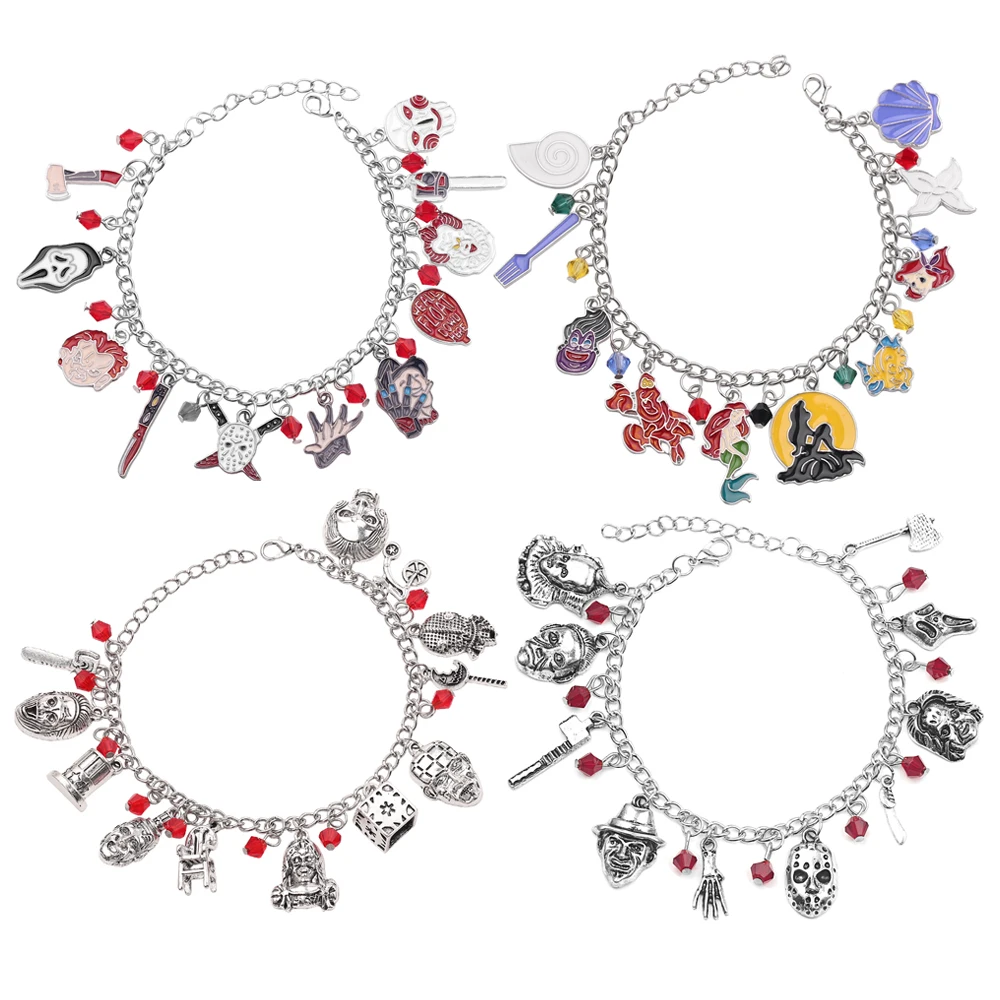 Подвеска с русалкой в виде лица Чаки Стивен Кингс для женщин Пенни Вайз Марвел Мстители супергерой мужской браслет