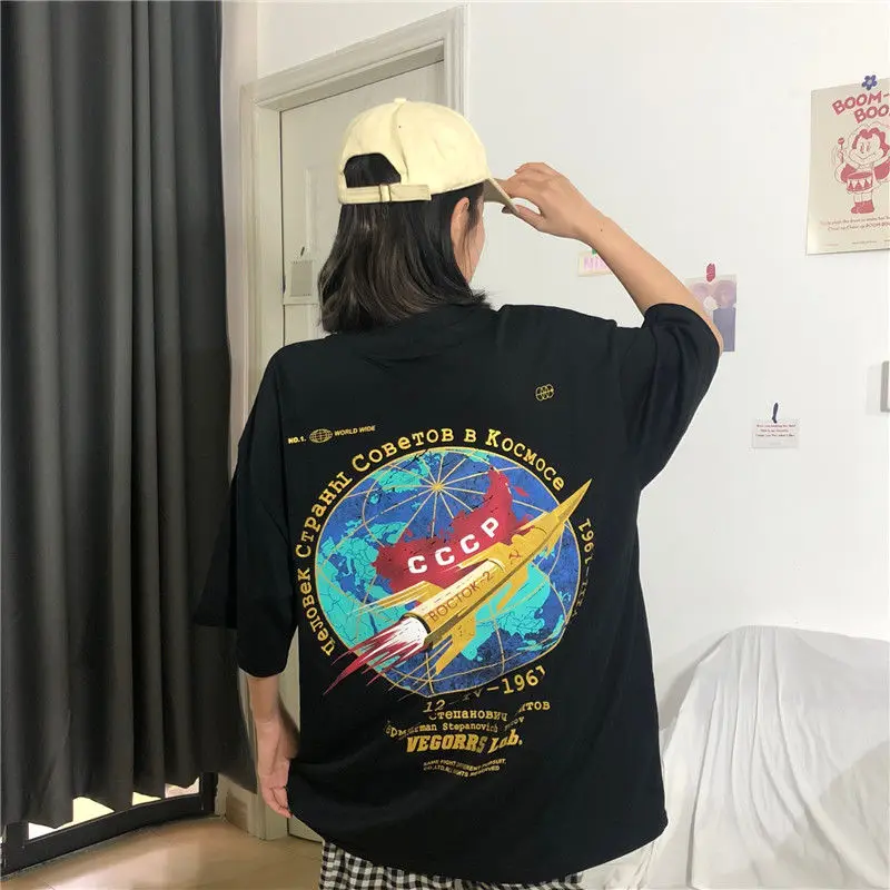 Футболка NiceMix с рукавом до локтя Женские топы для студенток подруг футболки