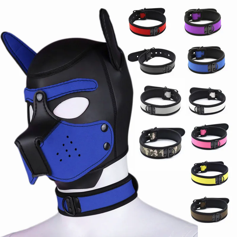 Esihou Women Girls Cosplay Accessories Puppy Sexy Collar Sm Role Playing Master Servant Sex Lady Rubber Adult Dog Props Neck Cover -Zentai shop online H3f8a4ea3de7e4de8a4179d9da5ca3013z.jpg