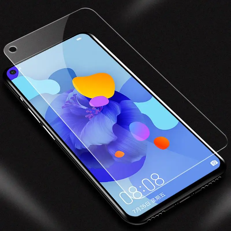 for huawei nova 5t glass protective Screen Protector on Nova5t 5 T T5 Tempered Glas huawei5t safety armored sheet film 1-3 pcs cell phone screen protector