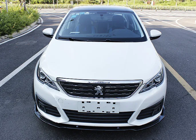 Для peugeot 308 Body kit спойлер- для peugeot 308 ABS задний спойлер под передним бампером диффузор бамперы