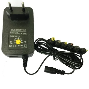 

3V 4.5V 5V 6V 7.5V 9V 12V 30W AC DC Adapter Adjustable Power Adapter Universal Charger For LED Camera Phone