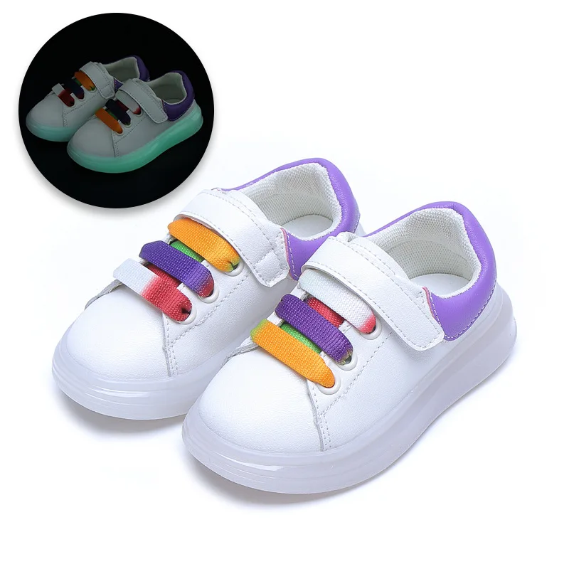 COZULMA Kids/модные кроссовки с серебристой подошвой Детская повседневная обувь Обувь