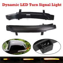 2 pçs dinâmico led turn signal light side asa espelho retrovisor lâmpada de luz para skoda octavia mk2 1z3 1z5 09-13 superb b6 3t4 08-1