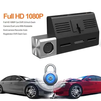 

HD 1080P Car DVR 3.0 Inch Dash Camera Dual Lens With Rotatable Front Camera Recorder Auto Registrator DVR Dash Cam For Cars