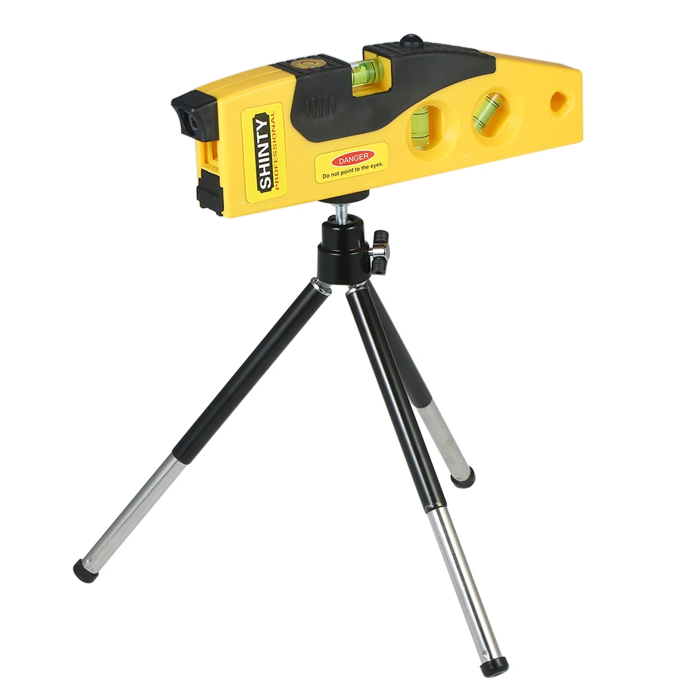 

Professional Laser Level nivel laser line construction tools + Adjustable Tripod Dot Cross Line Horizontal Vertical 45-degree