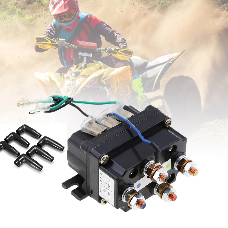 Универсальный 12V 500A Лебедка электромагнитный реле для 9500 17000Lbs ATV UTV грузовик 4WD 4X4