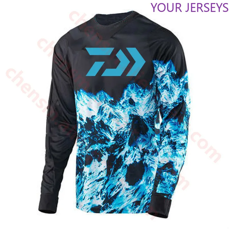 

New Style DAIWA CoolMax Fishing Clothing Long Sleeve Sunscreen Anti-uv Breathable Coat Summer Fishing Shirt Size XS-5XL DAIWA