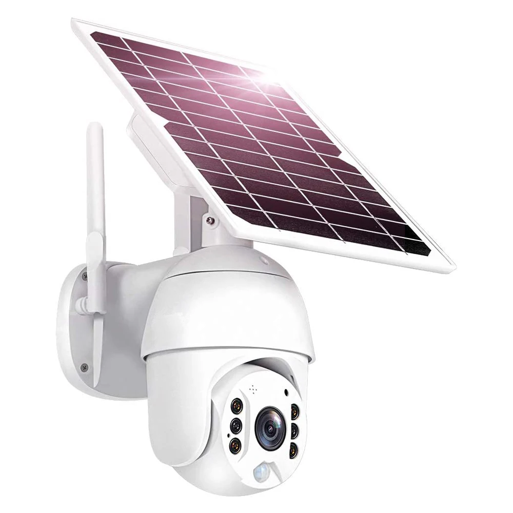 

Full 1080P Wireless Battery IP Camera Outdoor Solar Powered Pan Tilt WiFi Security Camera CCTV APP Remote Control Cloud SD Card