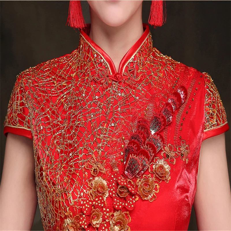 Plus-Size-S-5XL-Vintage-Chinese-Style-Cheongsam-Wedding-Dress-Womens-Long-Gown-Qipao-Party-Evening (4)
