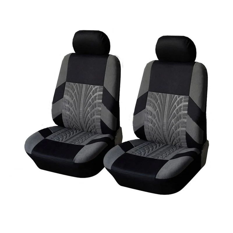 

2019 New Four-piece Car Seat Cover Embossed Polyester Cloth Cover Embroidery Letters Four Seasons Universal