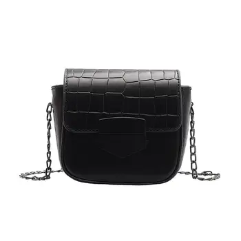 

Fashion Crocodile Crossbody Bags Women PU Leather Classic Durable Chain Retro Shoulder Messenger Daily Small Handbags