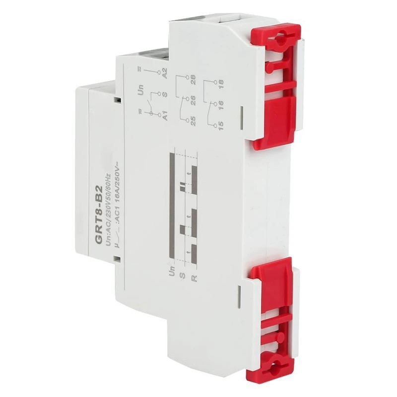 GRT8-B2 мини один Функция Управление Din Rail Мощность Задержка включения/выключения реле времени AC230 50/60HZ