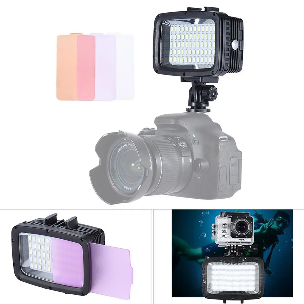 SL-101 Diving Camera Video Light Ultra Bright 1800LM 40M Underwater Camera Photography Lamp 3 Modes for GoPro